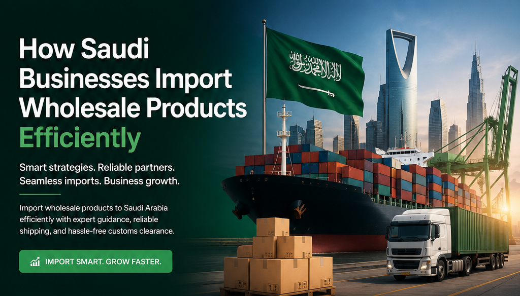 How Saudi Businesses Import Wholesale Products Efficiently