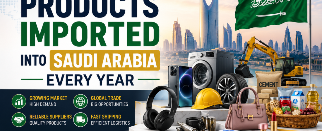 Top 7 Products Imported Into Saudi Arabia Every Year