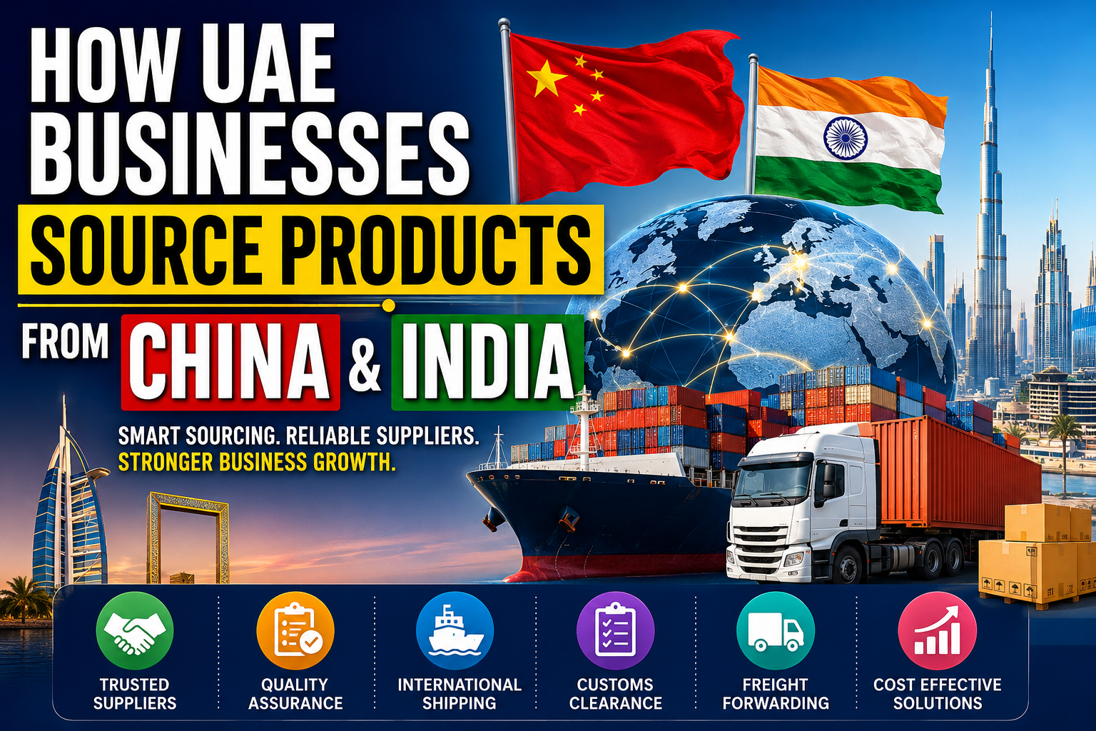 How UAE Businesses Source Products From China and India