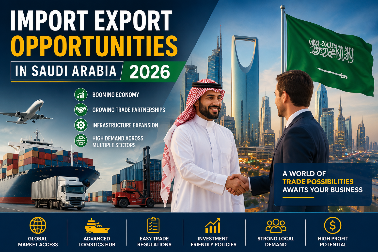 Import Export Opportunities in Saudi Arabia 2026